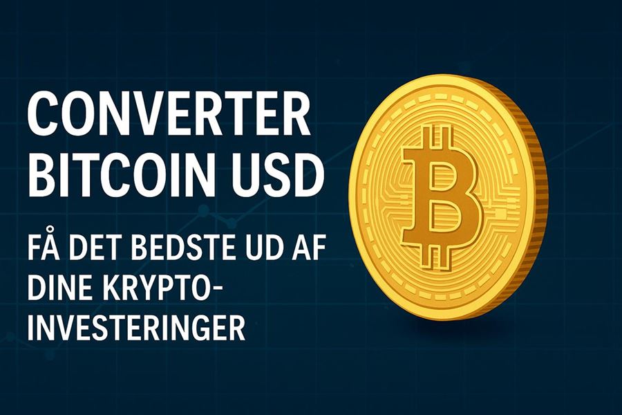 Converter bitcoin usd - få det bedste ud af dine kryptoinvesteringer