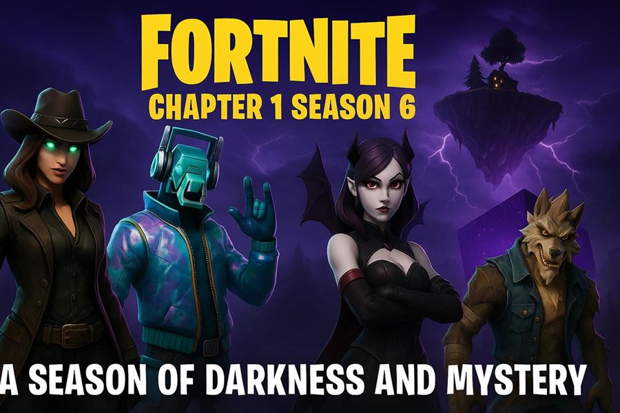 Fortnite chapter 1 season 6 - a season of darkness and mystery